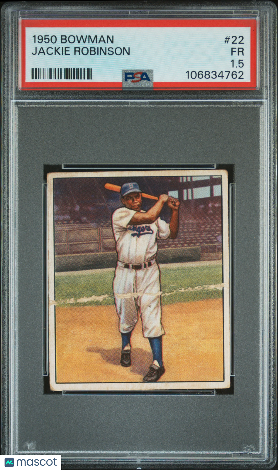 1950 Bowman Jackie Robinson #22 PSA 1.5