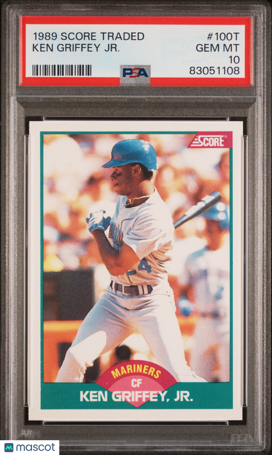1989 Score Traded Ken Griffey JR. #100T PSA 10