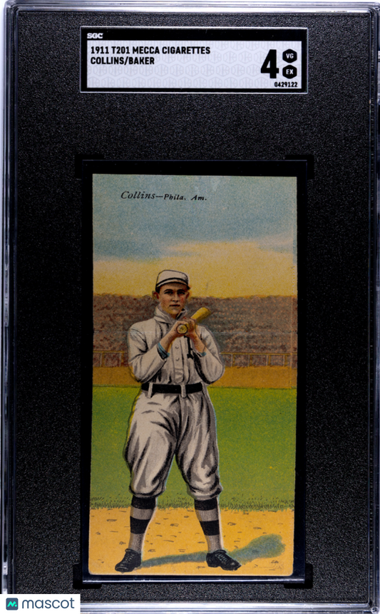 1911 T201 Mecca Cigarettes Baker Collins SGC 4