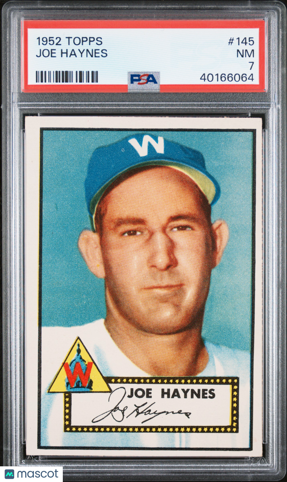 1952 Topps Joe Haynes #145 PSA 7