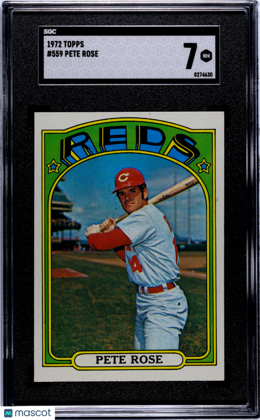 1972 Topps Pete Rose #559 SGC 7