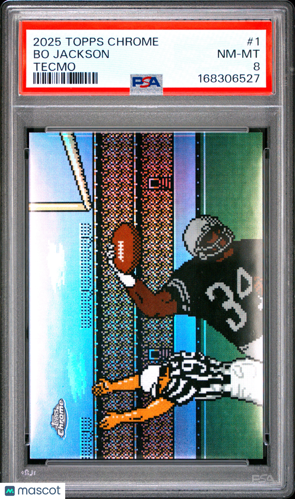 2025 Topps Chrome Tecmo Bo Jackson #1 PSA 8