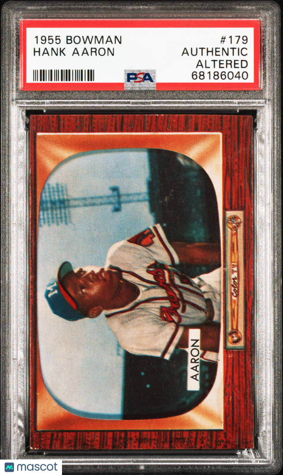 1955 Bowman Hank Aaron #179 PSA A