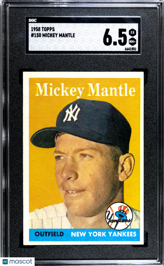 1958 Topps Mickey Mantle #150 SGC 6.5