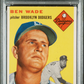 1954 Topps Ben Wade #126 PSA 5