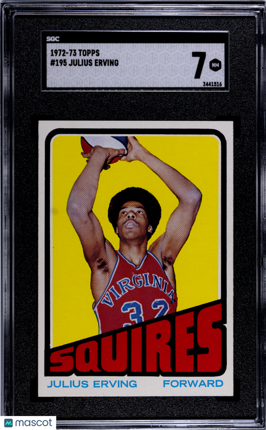 1972 Topps Julius Erving #195 SGC 7