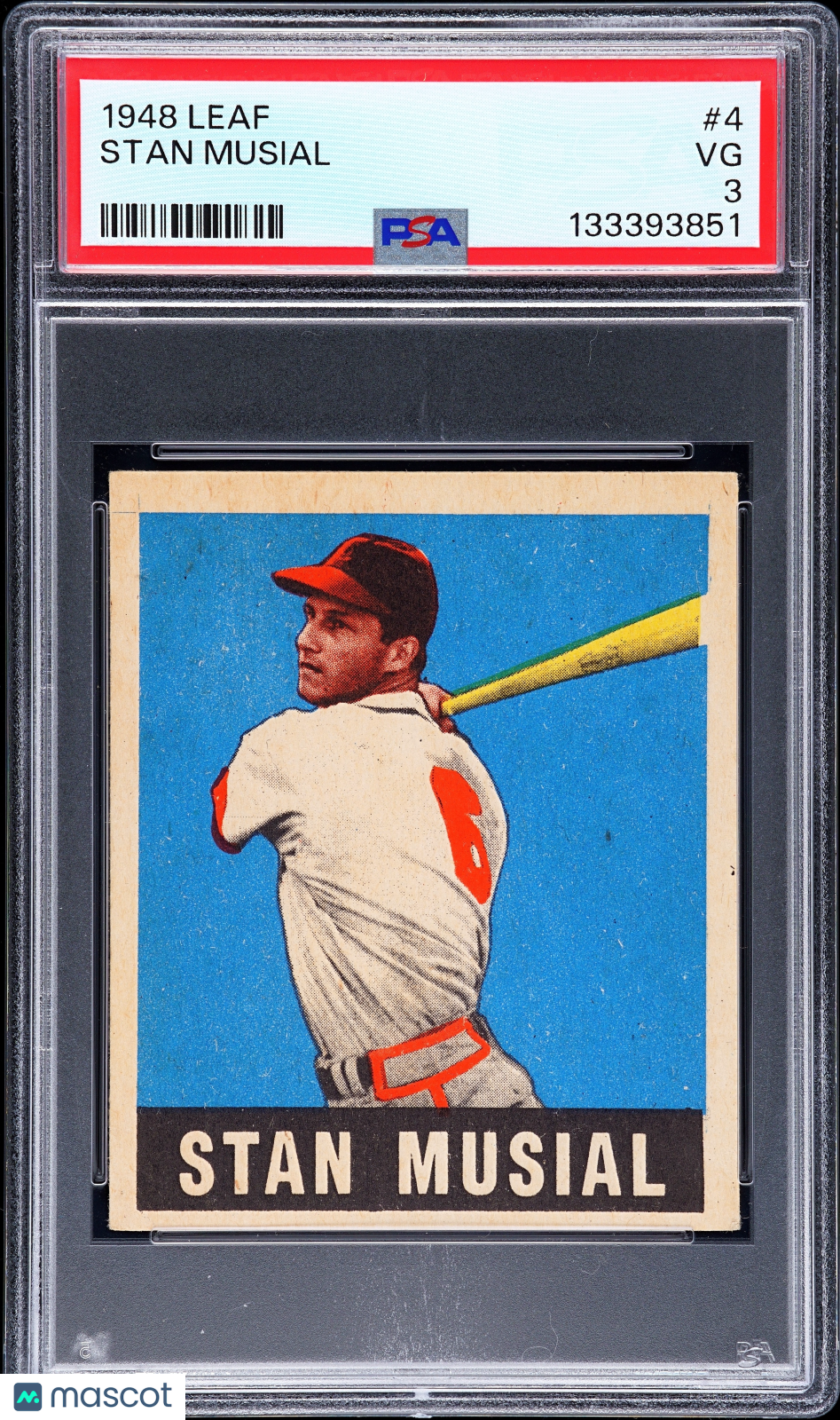 1948 Leaf Stan Musial #4 PSA 3