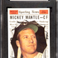1961 Topps Mickey Mantle #578 All Star SGC 9