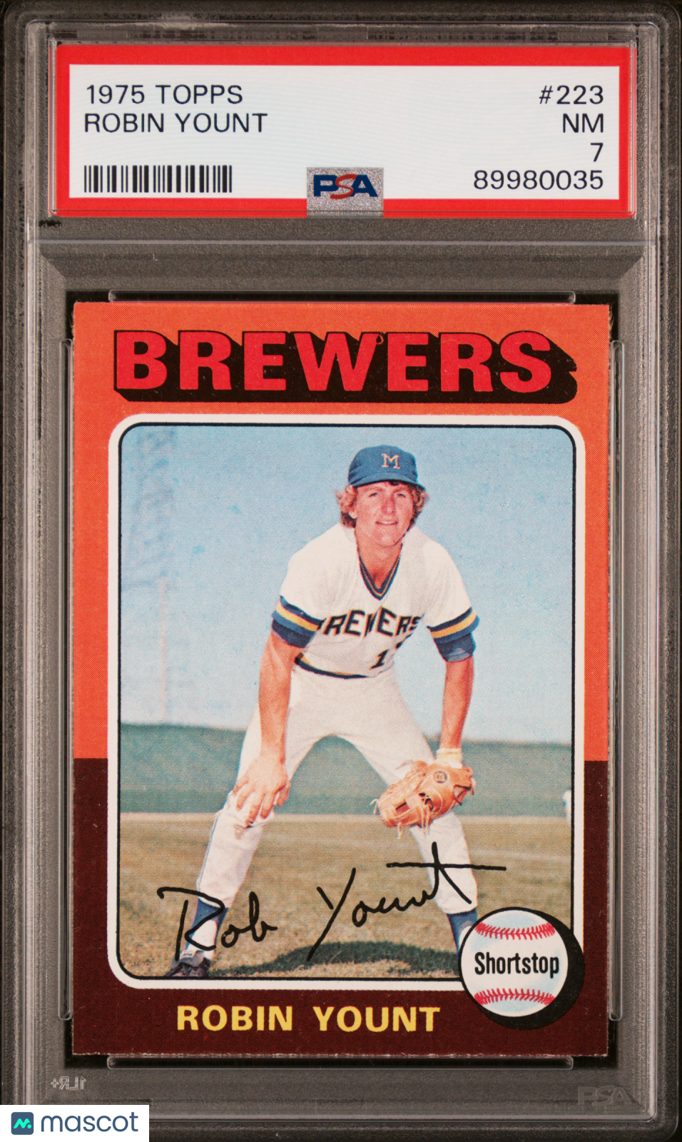 1975 Topps Robin Yount #223 PSA 7