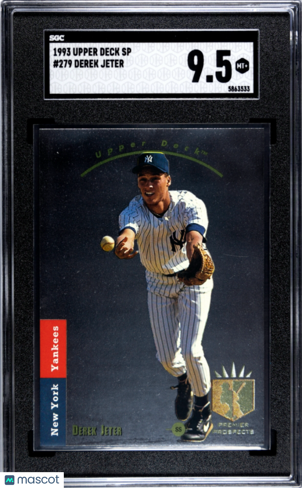 1993 Upper Deck Sp Derek Jeter #279 SGC 9.5