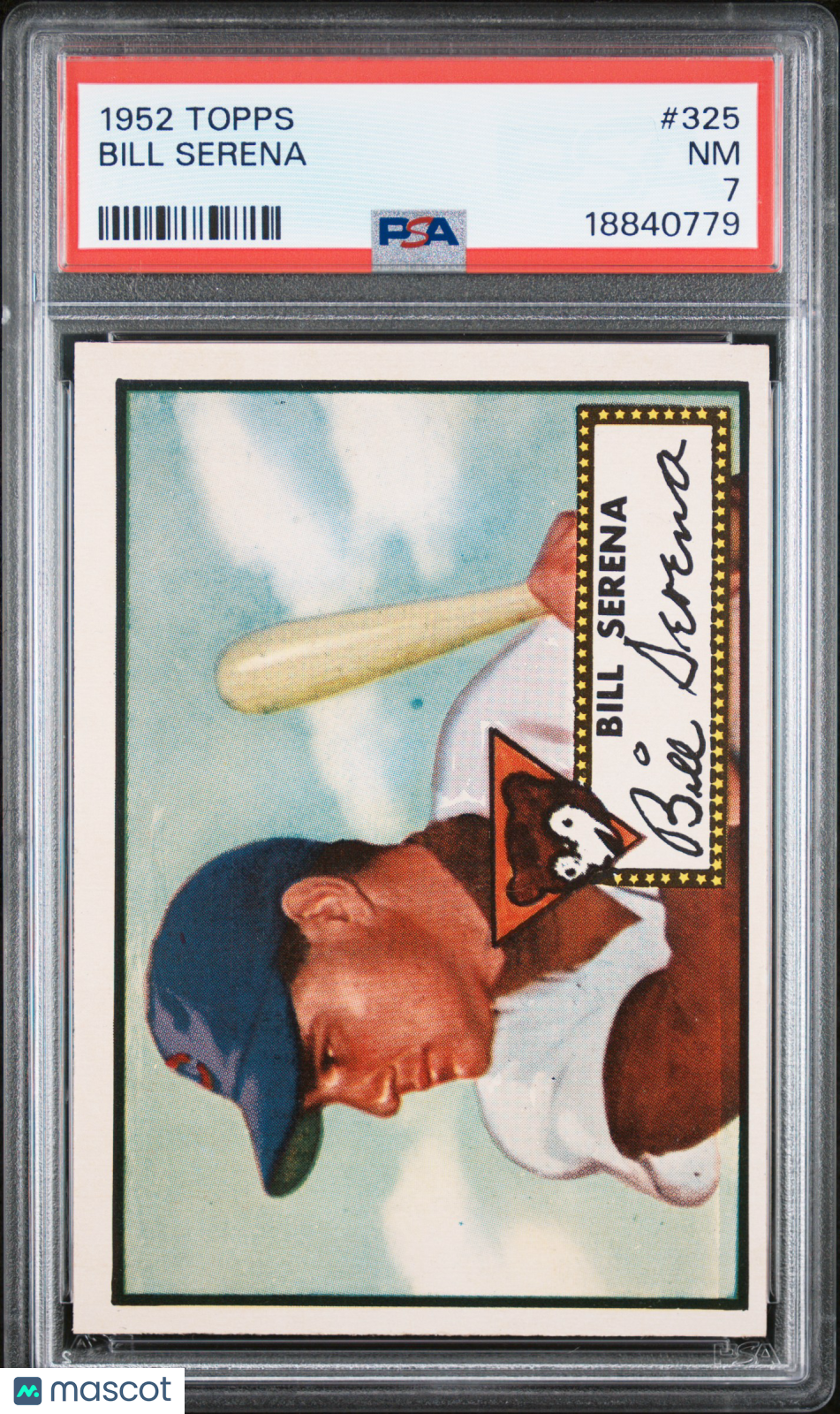 1952 Topps Bill Serena #325 PSA 7