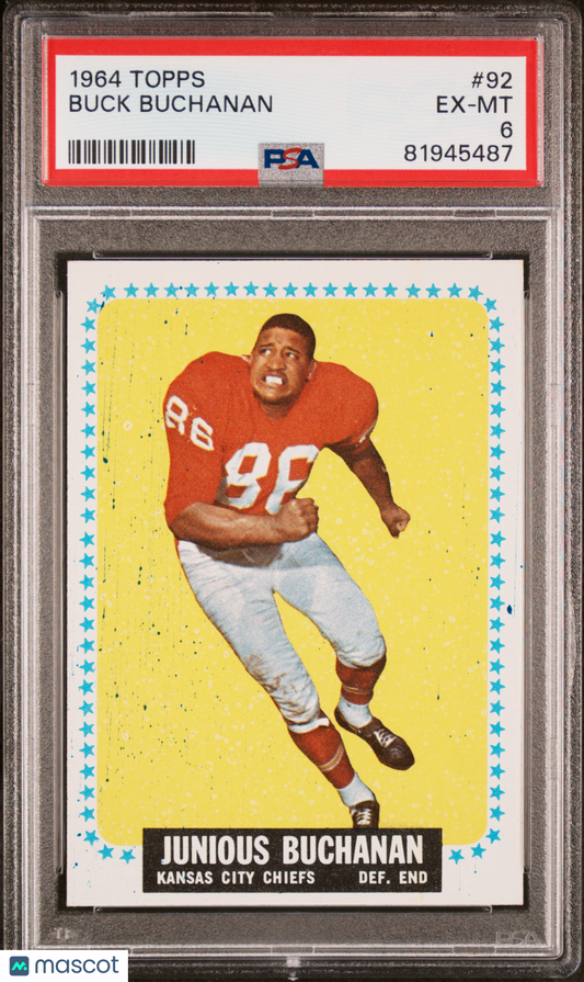 1964 Topps Buck Buchanan #92 PSA 6