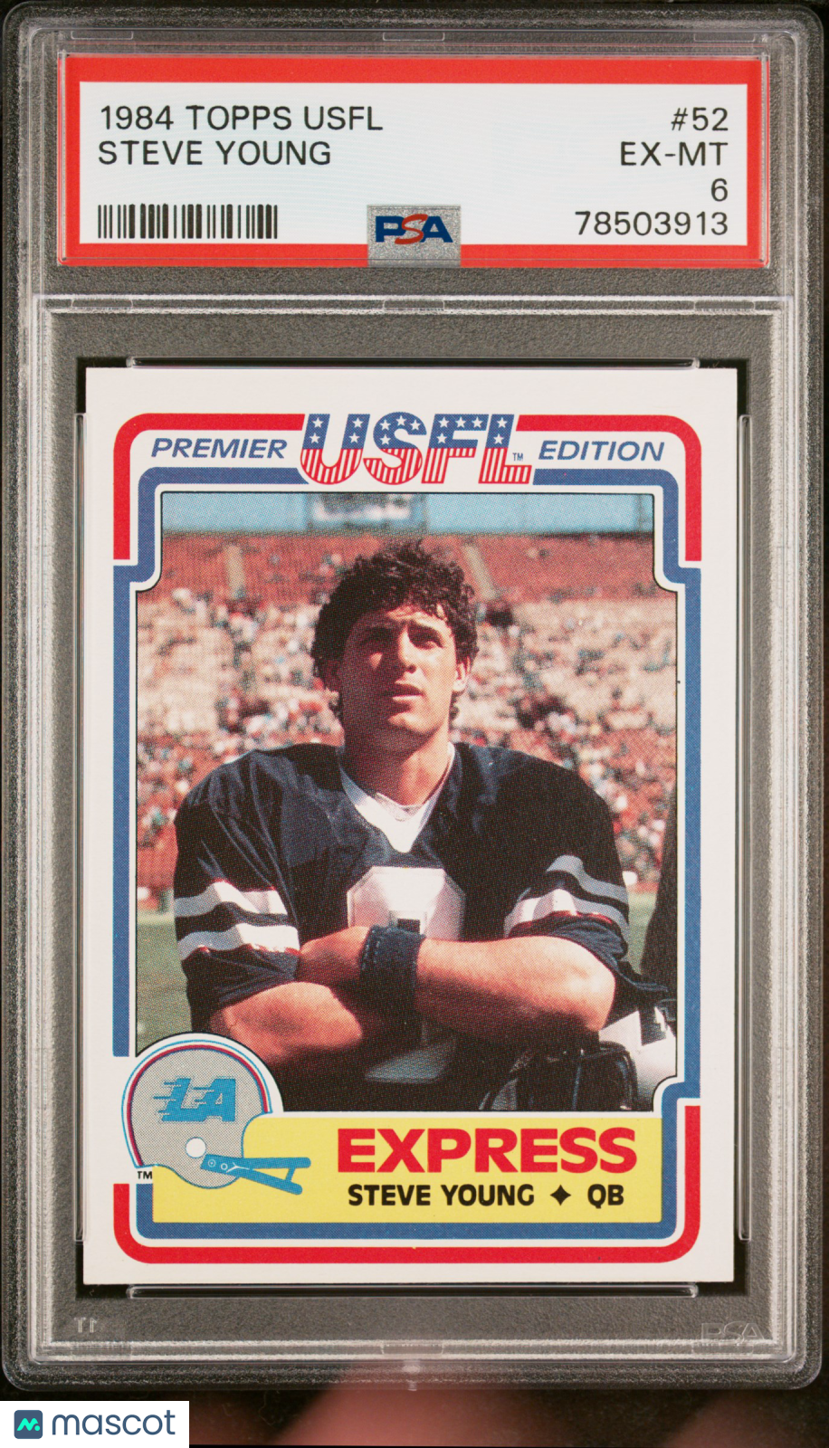 1984 Topps Usfl Steve Young #52 PSA 6