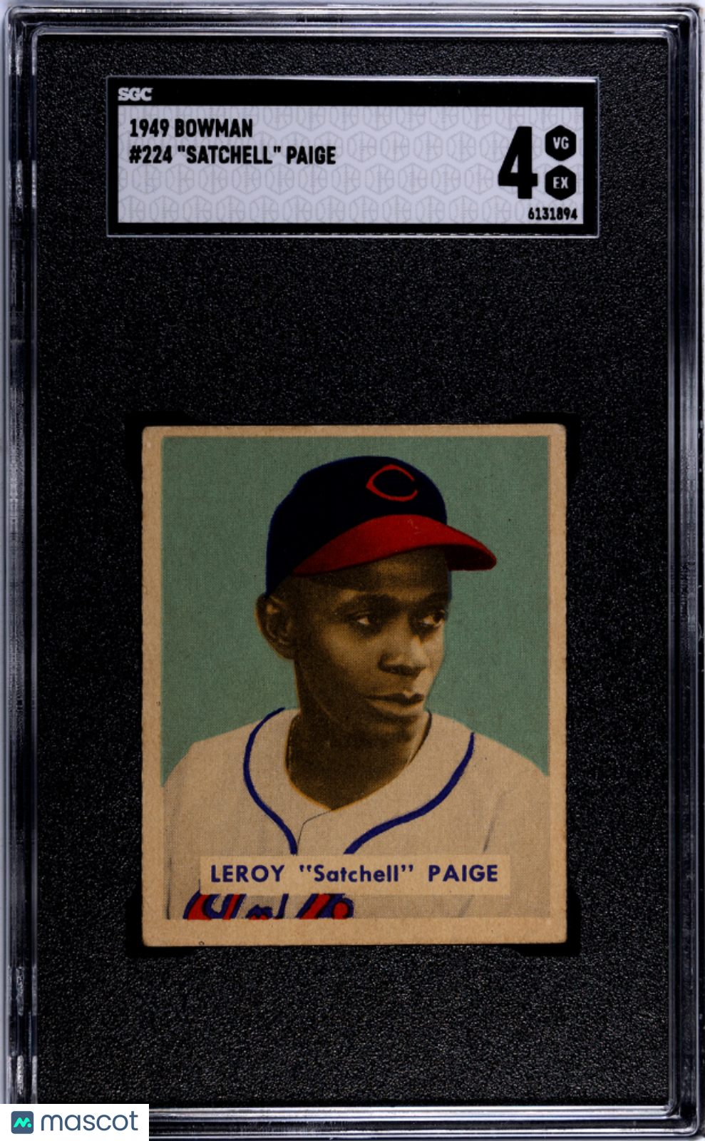 1949 Bowman Satchell Paige #224 SGC 4