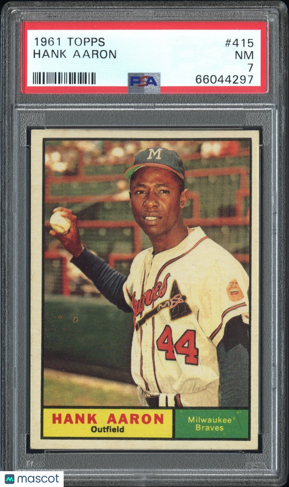 1961 Topps Hank Aaron #415 PSA 7