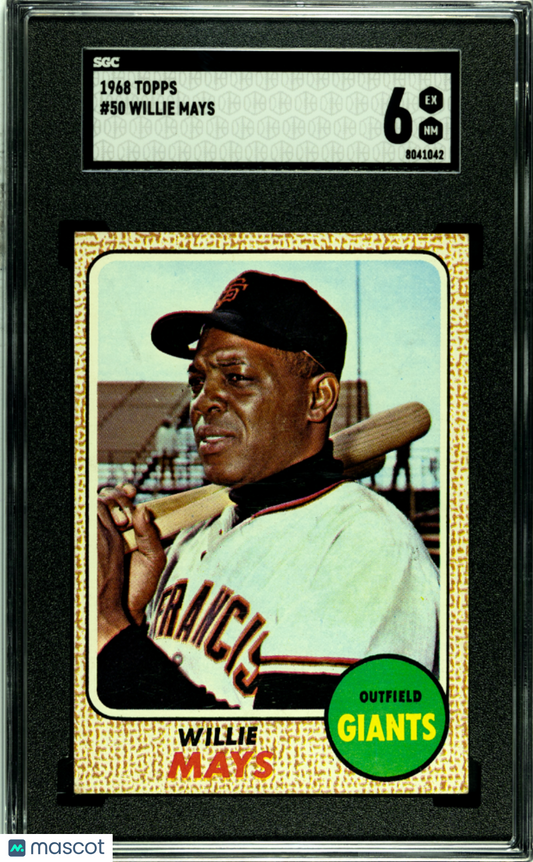 1968 Topps Willie Mays #50 SGC 6