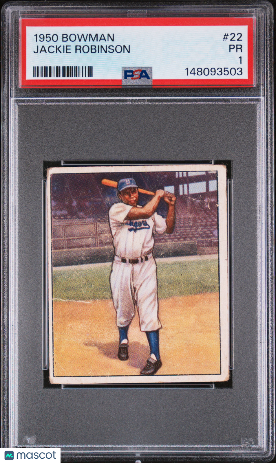 1950 Bowman Jackie Robinson #22 PSA 1