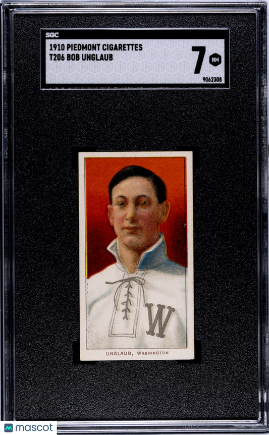 1910 Piedmont Cigarettes (T206) Bob Unglaub SGC 7