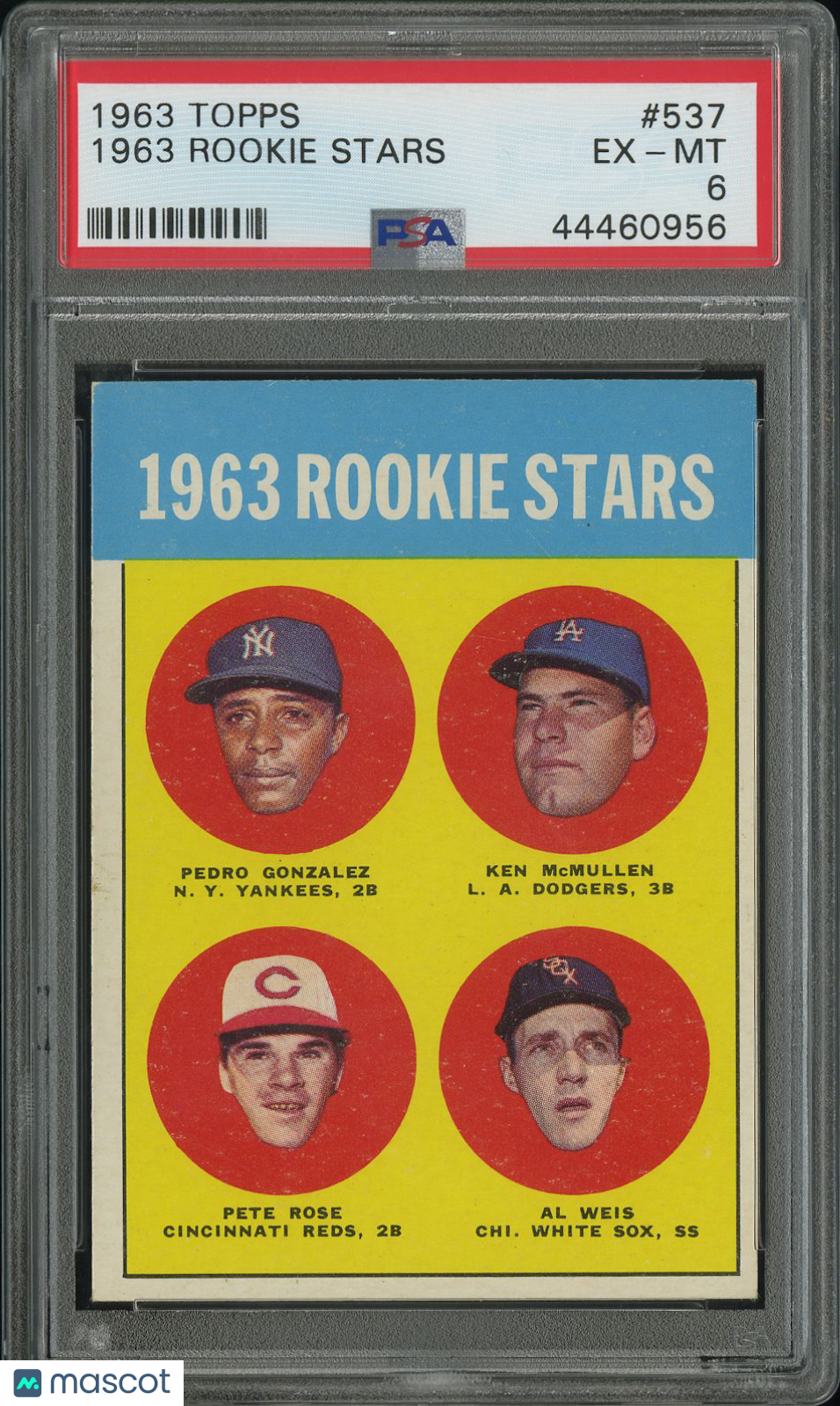 1963 Topps 1963 Rookie Stars #537 PSA 6