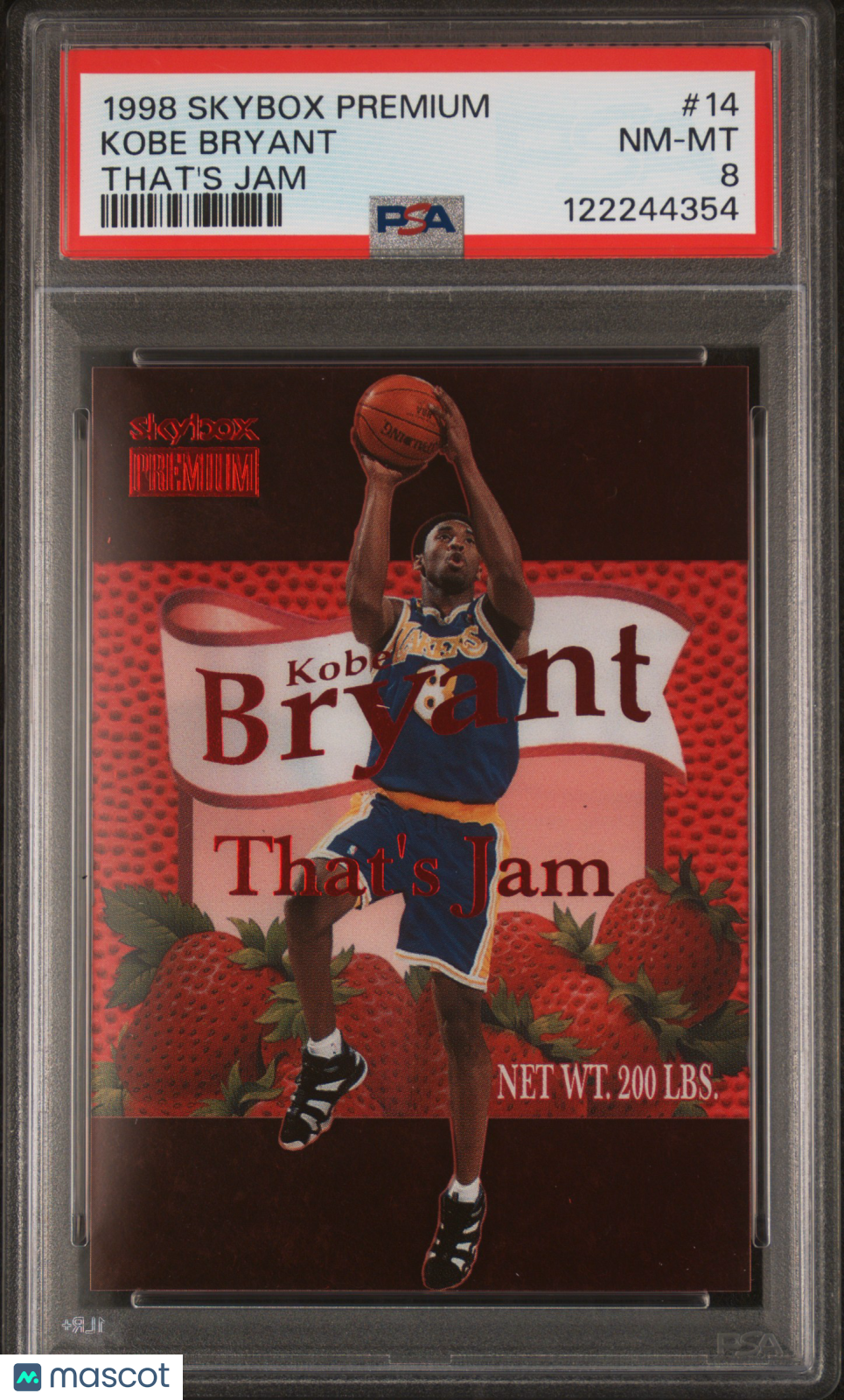 1998 Skybox Premium That's Jam Kobe Bryant #14 PSA 8