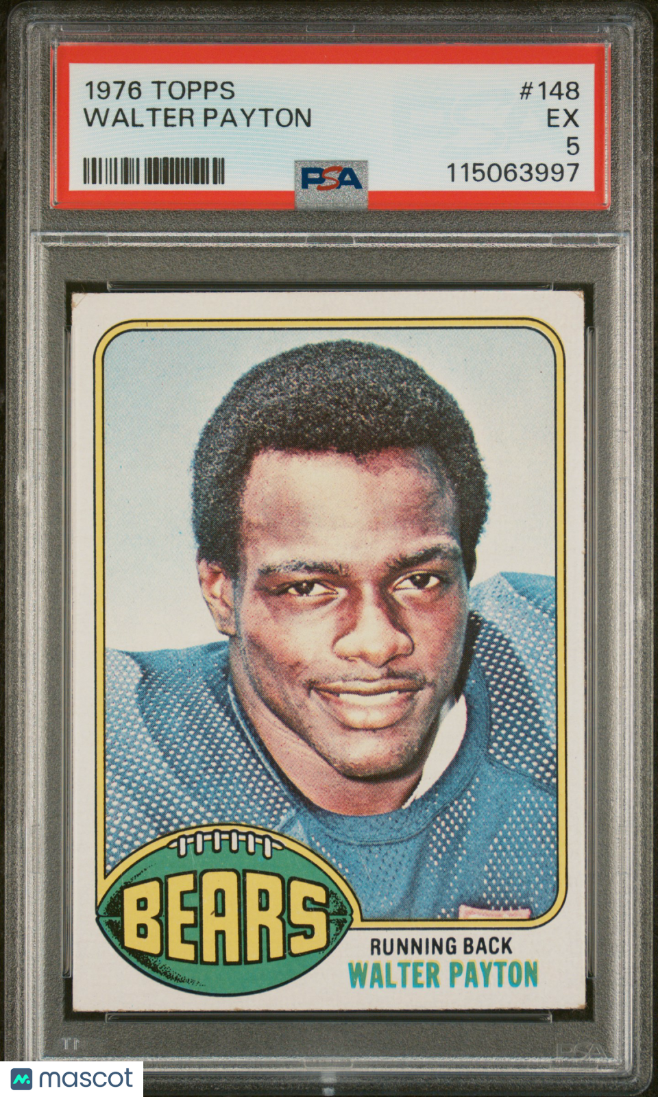 1976 Topps Walter Payton #148 PSA 5