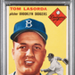 1954 Topps Tom Lasorda #132 PSA A