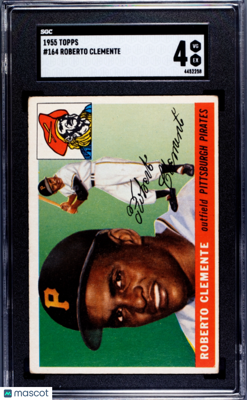 1955 Topps Roberto Clemente #164 SGC 4