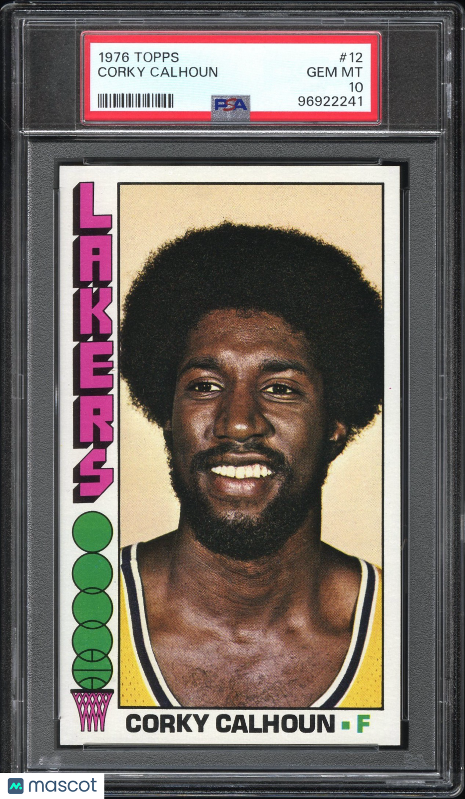 1976 Topps Corky Calhoun #12 PSA 10