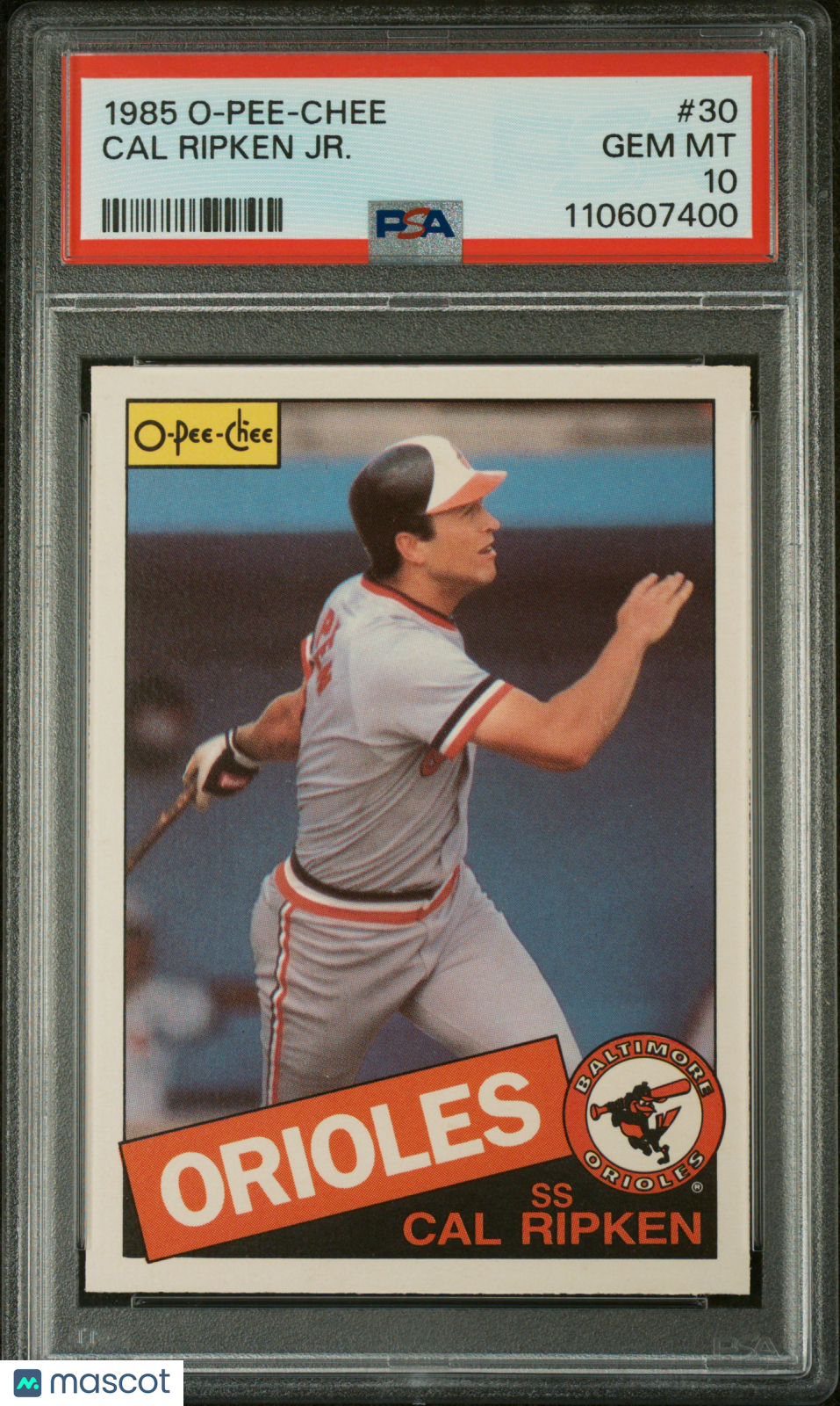 1985 O-Pee-Chee Cal Ripken JR. #30 PSA 10