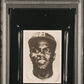 1955 All American Sports Club-Hand Cut Jackie Robinson #437 PSA 6