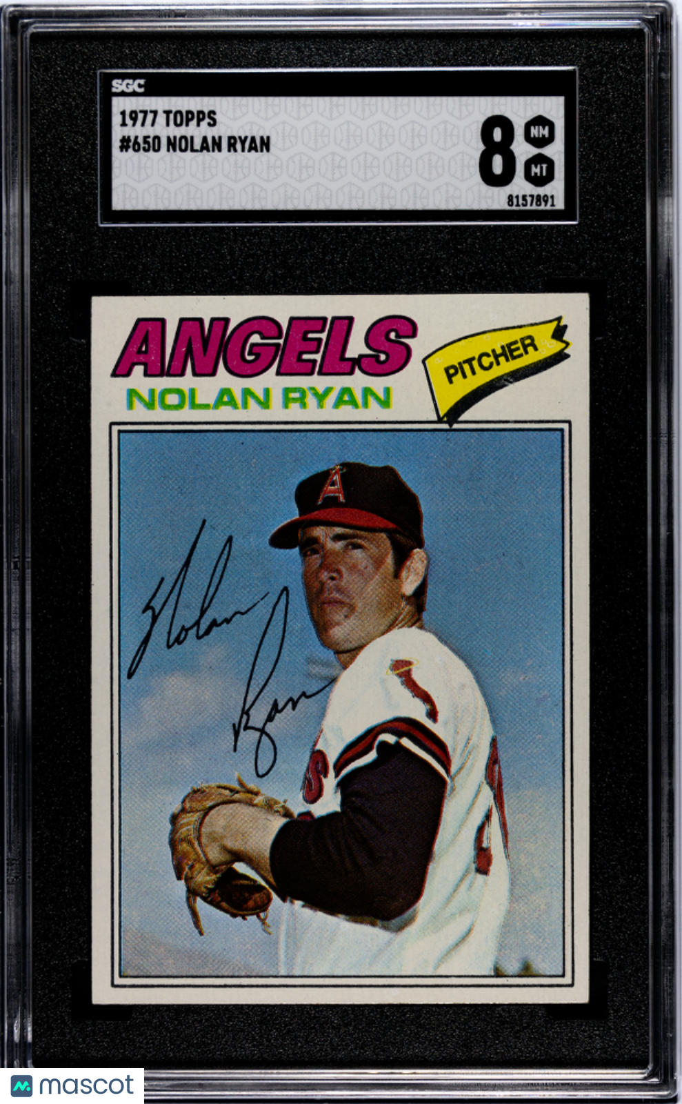 1977 Topps Nolan Ryan #650 SGC 8
