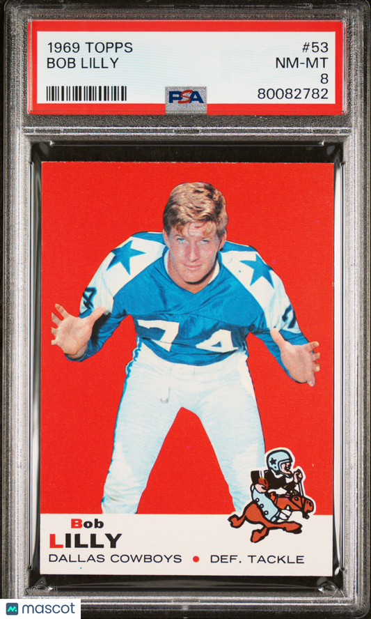 1969 Topps Bob Lilly #53 PSA 8