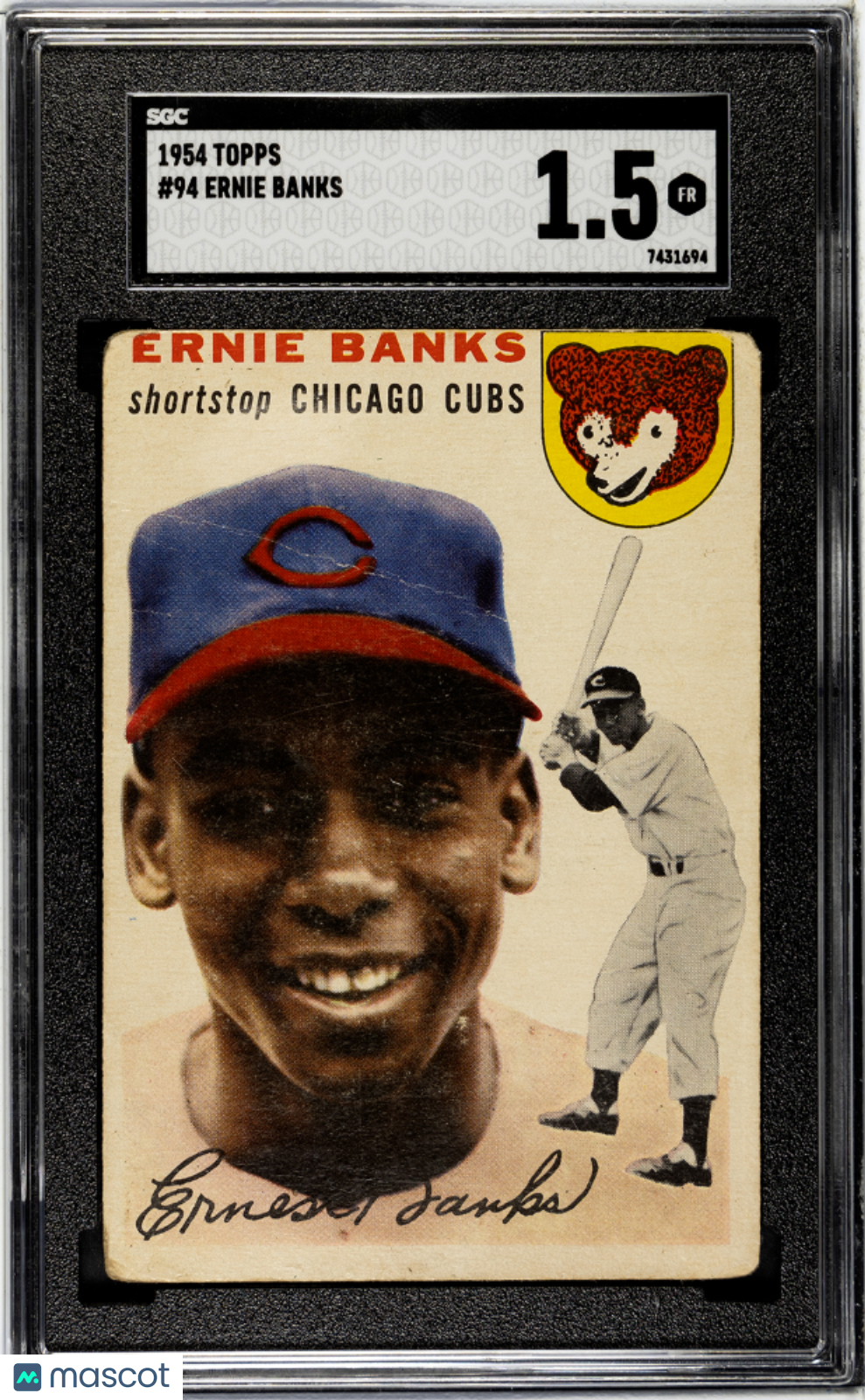 1954 Topps Ernie Banks #94 SGC 1.5