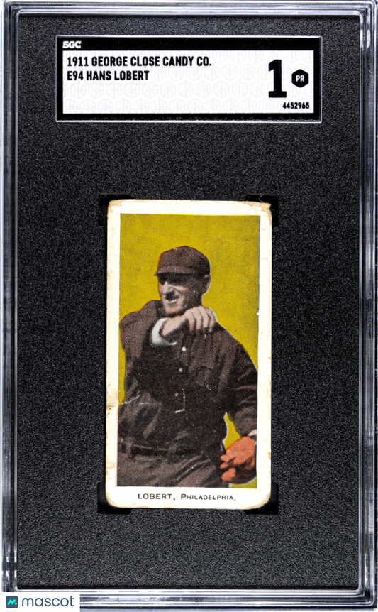 1911 George Close Candy Co. (E94) Hans Lobert SGC 1