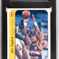 1986 Fleer Sticker Alex English #4 SGC 7