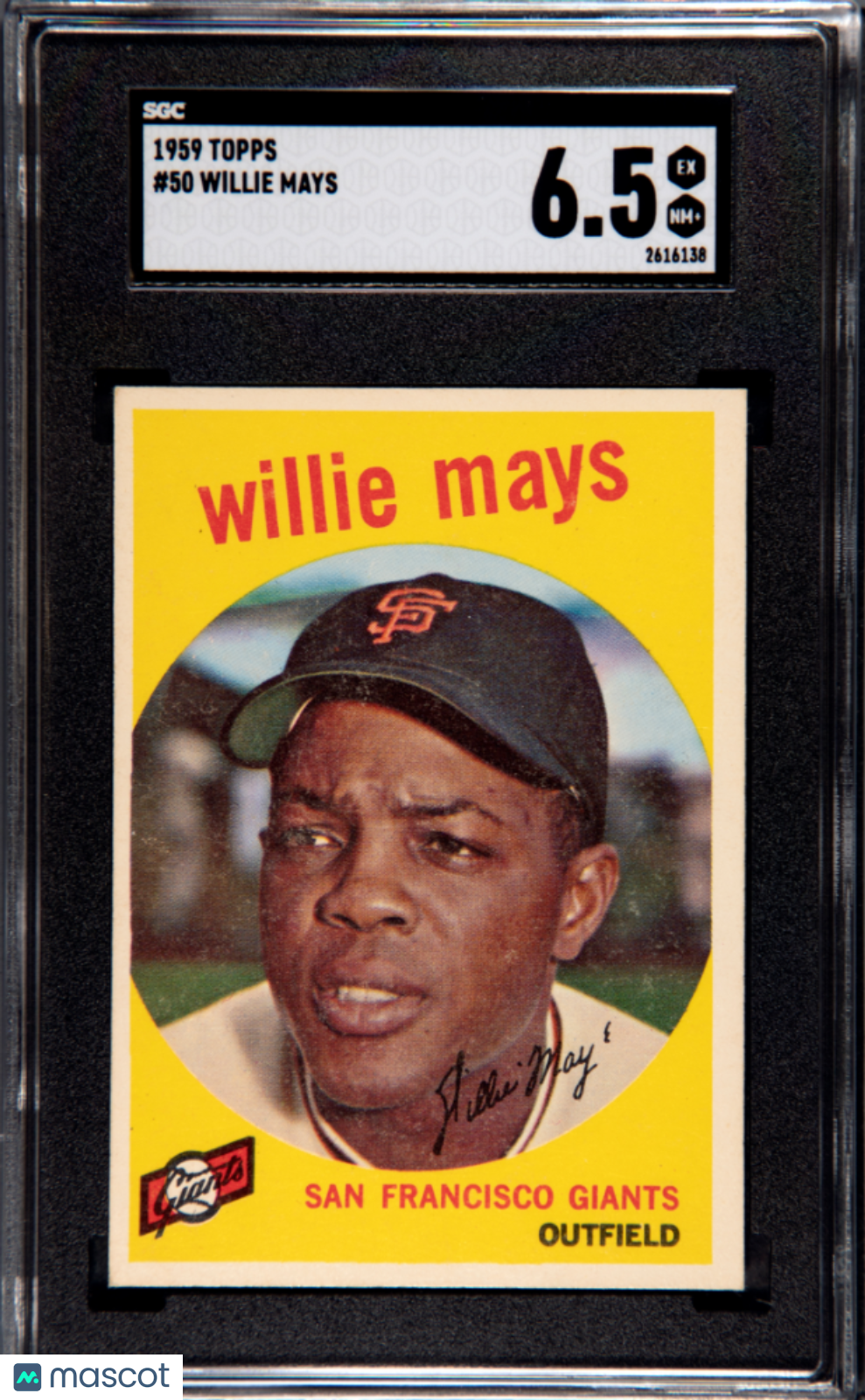 1959 Topps Willie Mays #50 SGC 6.5