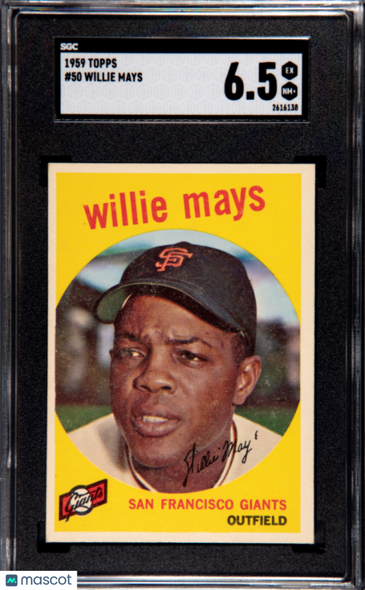 1959 Topps Willie Mays #50 SGC 6.5