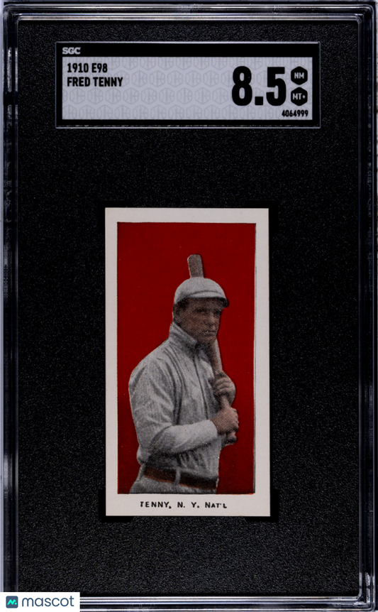 1910 E98 Fred Tenny SGC 8.5