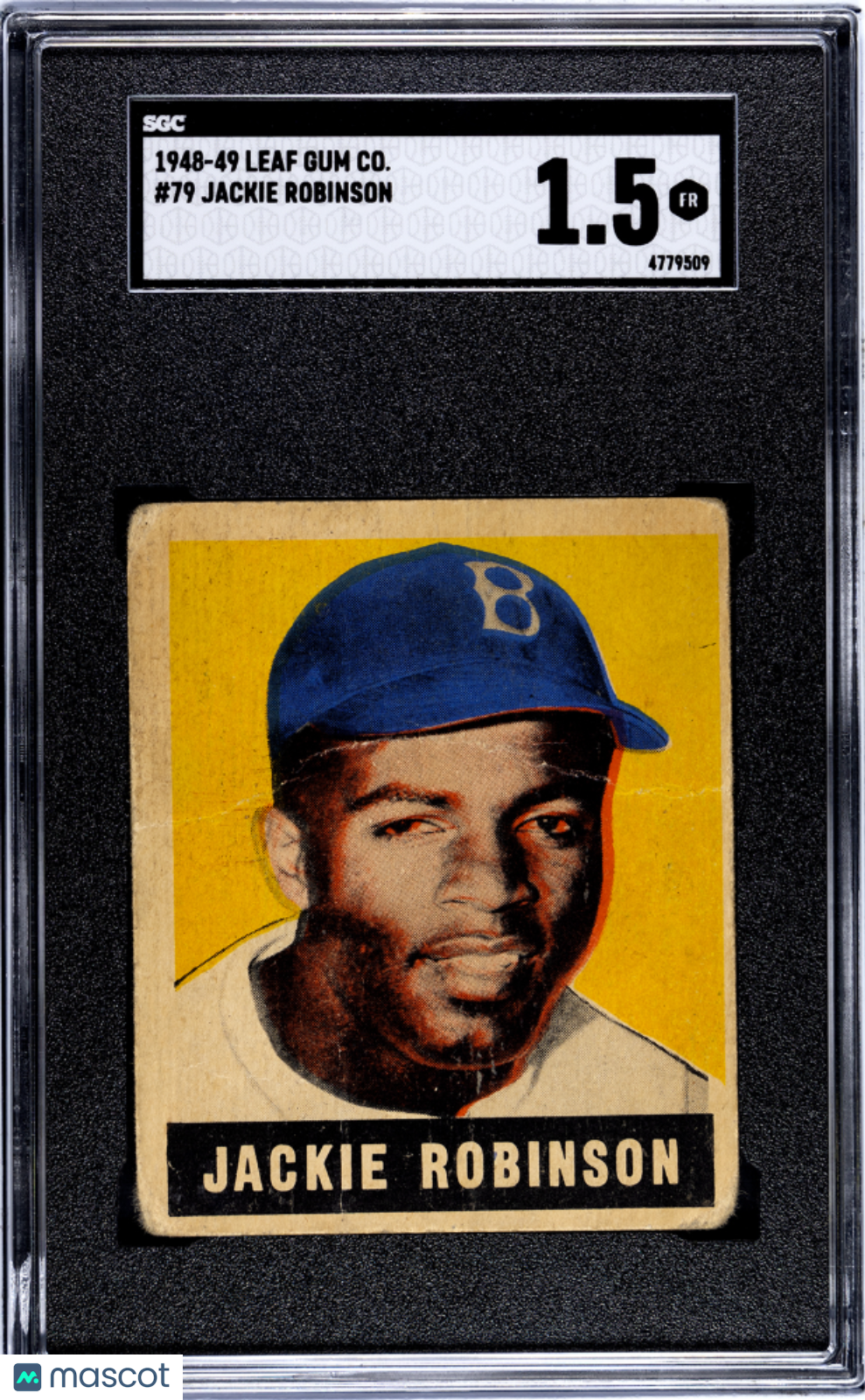 1948 Leaf Gum Co. Jackie Robinson #79 SGC 1.5