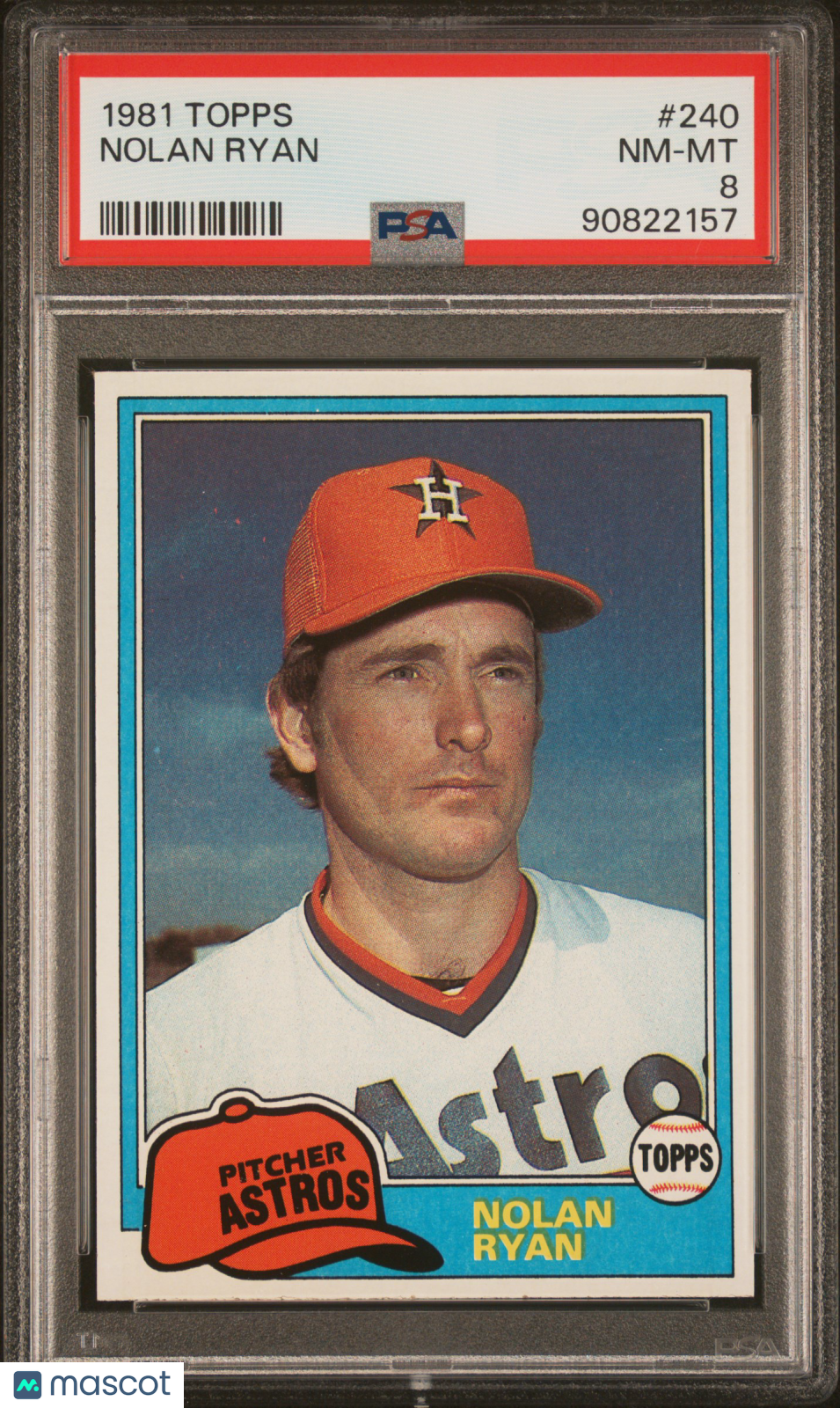 1981 Topps Nolan Ryan #240 PSA 8