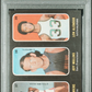 1971 Topps Stickers Hawkins-37 Mullins 38 Alcindor 39 PSA 7