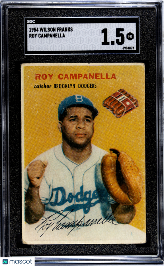 1954 Wilson Franks Roy Campanella SGC 1.5