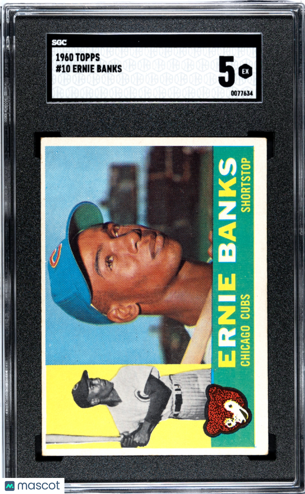 1960 Topps Ernie Banks #10 SGC 5