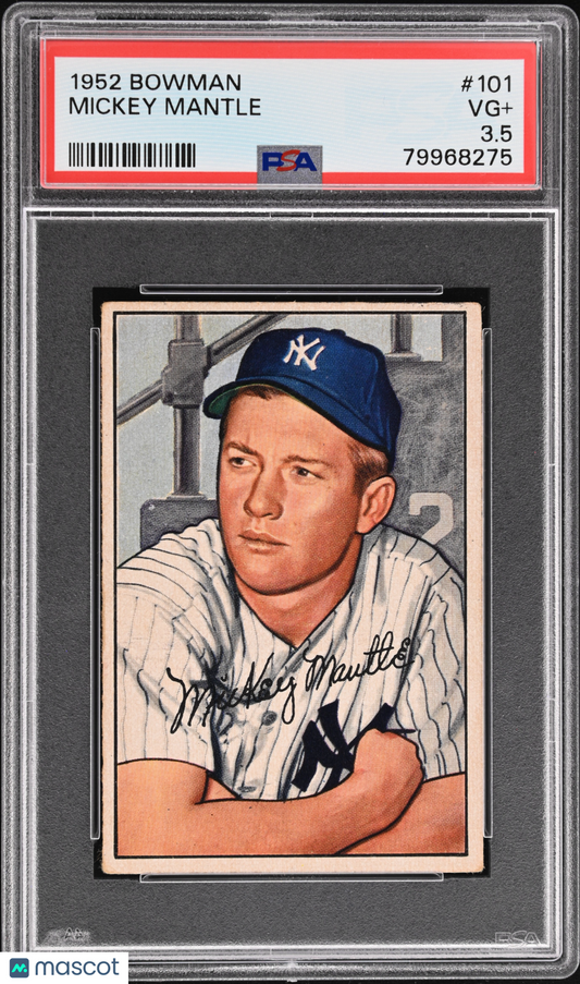 1952 Bowman Mickey Mantle #101 PSA 3.5