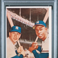 1958 Topps H. Aaron M. Mantle #418 W. S. Batting Foes PSA 4