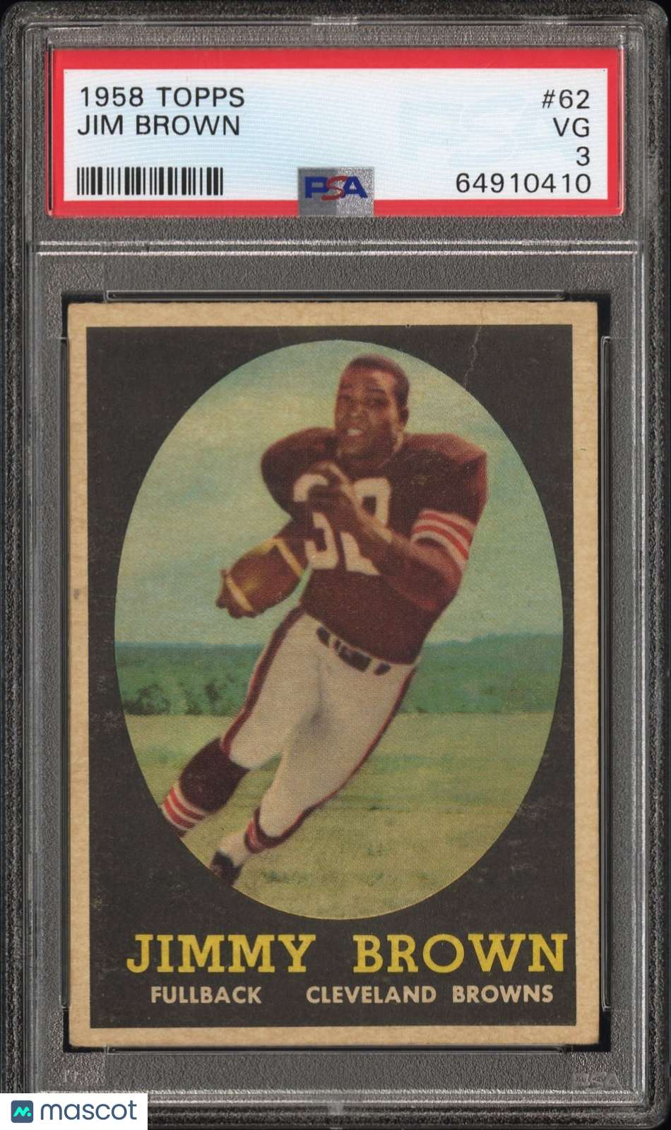 1958 Topps Jim Brown #62 PSA 3