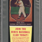 1958 Hires Root Beer Willie Mays #25 With Tab PSA 7