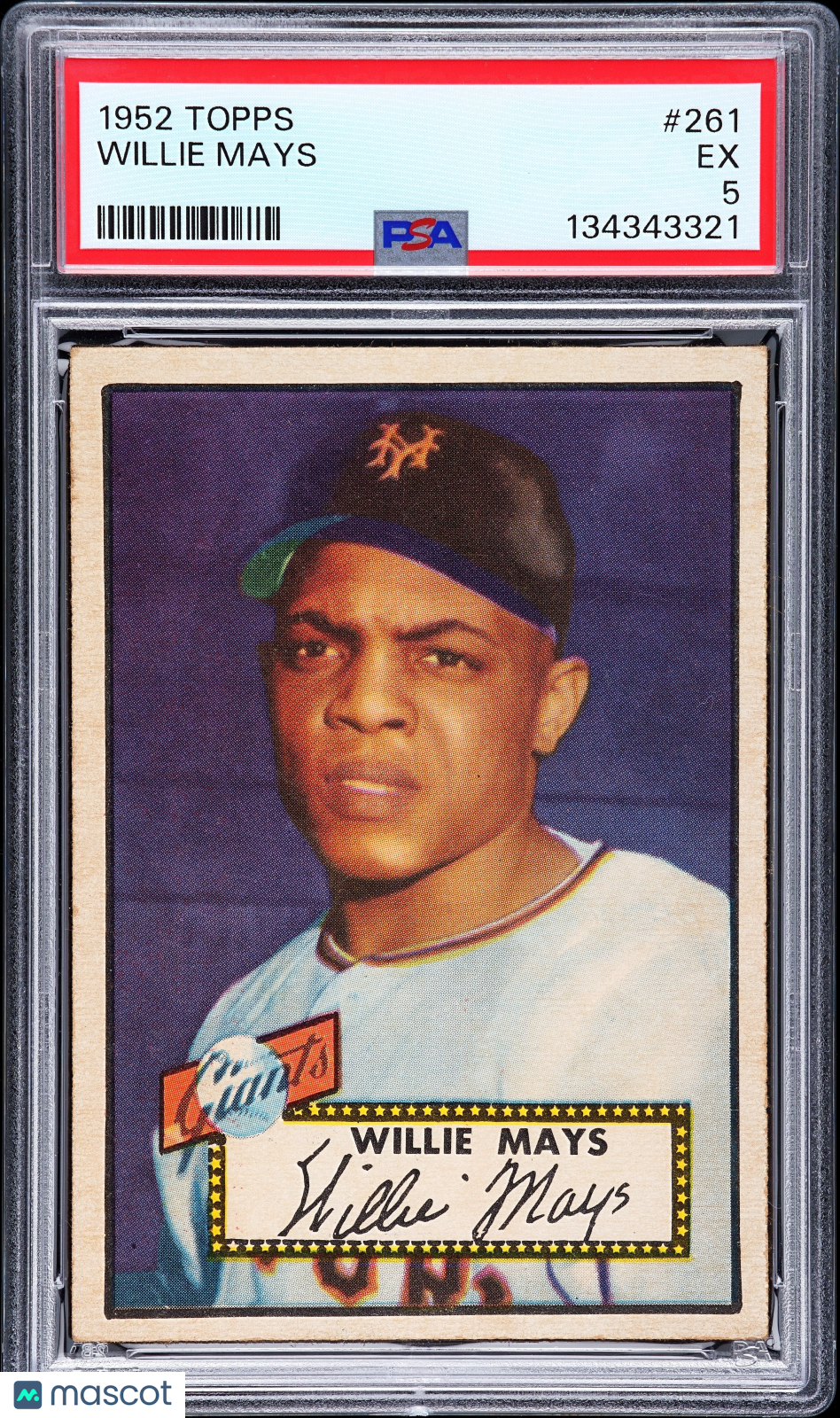 1952 Topps Willie Mays #261 PSA 5
