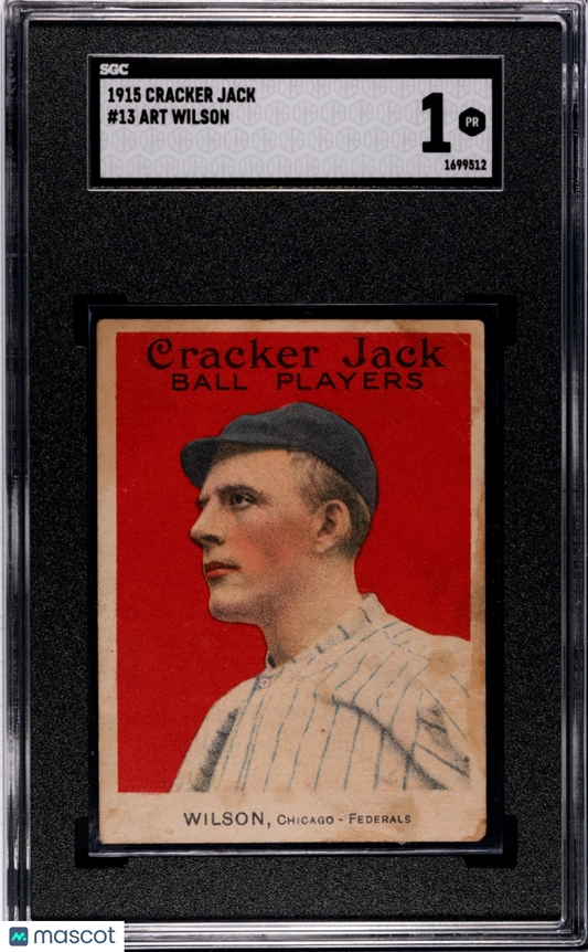 1915 Cracker Jack Art Wilson #13 SGC 1