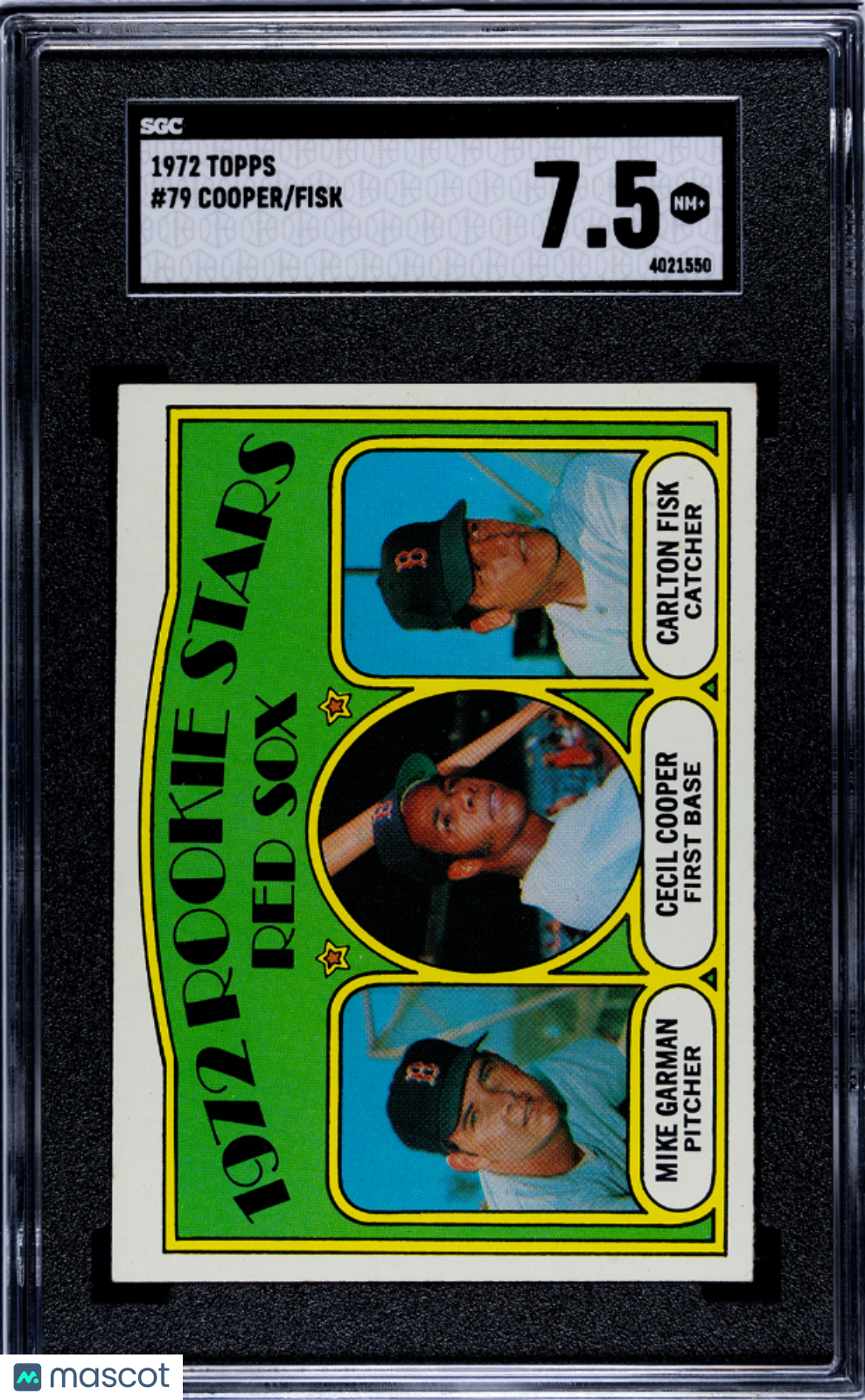 1972 Topps Fisk Cooper #79 SGC 7.5